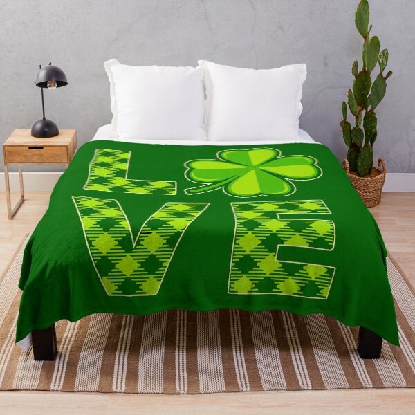 Item preview, Irish Love: Clover Heart in a Bold LOVE Statement for St. Paddy's Day designed and sold by FebricFusion.