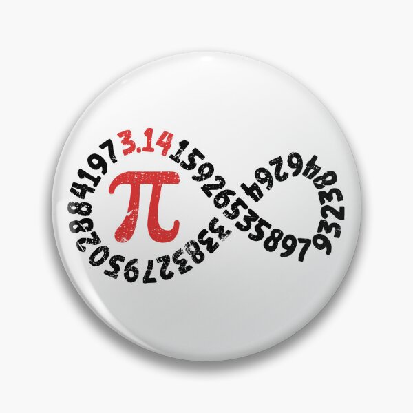Item preview, 3.14 Infinity Pi Number Math Sign and Digits Mathematical Constant Distressed Design designed and sold by venomousvector.