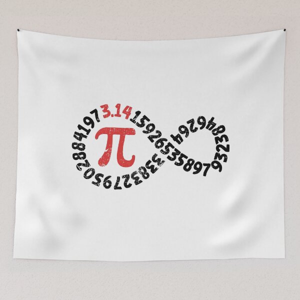 Item preview, 3.14 Infinity Pi Number Math Sign and Digits Mathematical Constant Distressed Design designed and sold by venomousvector.