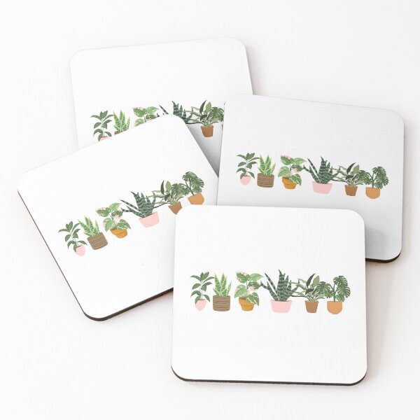 Aperçu de l'œuvre Plantes en pot minimalistes créée et vendue par Cuddleblossom.