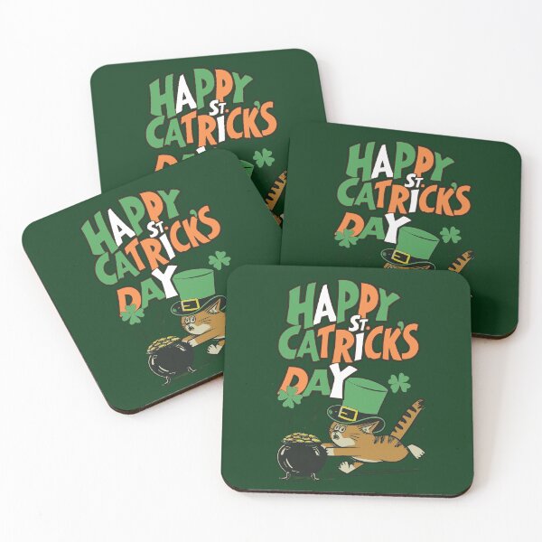 Item preview, Happy St Catricks day designed and sold by Feline Rockstars.