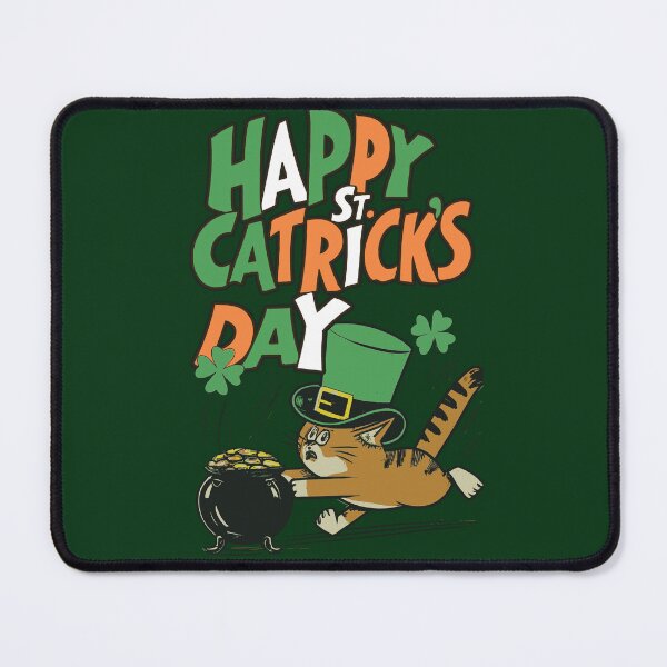 Item preview, Happy St Catricks day designed and sold by Feline Rockstars.