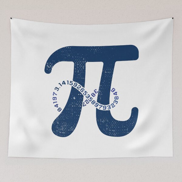 Item preview, Mathematics Pi symbol and numbers Infinity shape. 3,1415 Pi Day March 14  designed and sold by venomousvector.