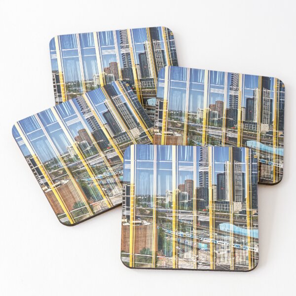 Item preview, Melbourne reflection via double exposure  designed and sold by David Beards.