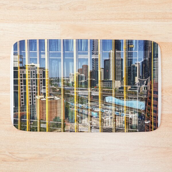 Item preview, Melbourne reflection via double exposure  designed and sold by David Beards.