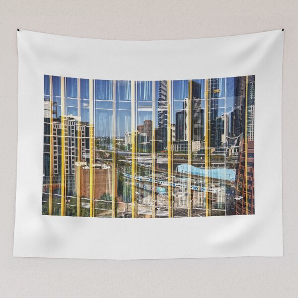 Item preview, Melbourne reflection via double exposure  designed and sold by David Beards.