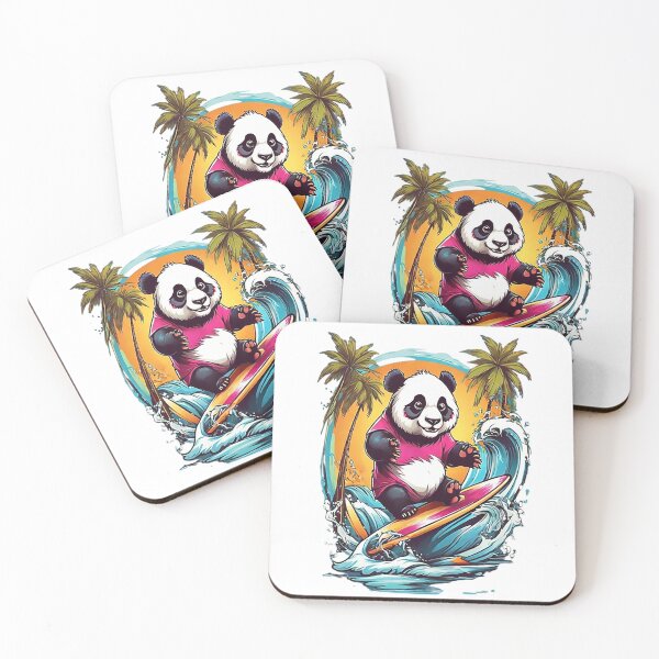 Item preview, Surfing Panda designed and sold by likbatonboot.