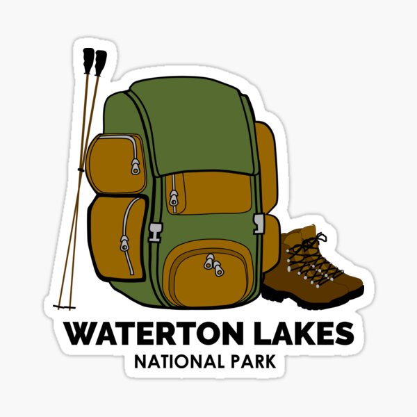 Item preview, Waterton Lakes National Park Backpack designed and sold by Esskay Designs.