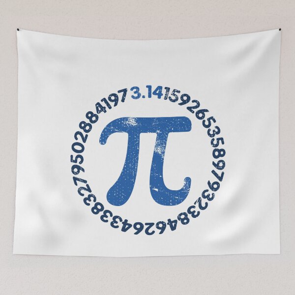 Item preview, Math Pi Symbol and 3.14 Digits Back to School Vintage round Design  designed and sold by venomousvector.