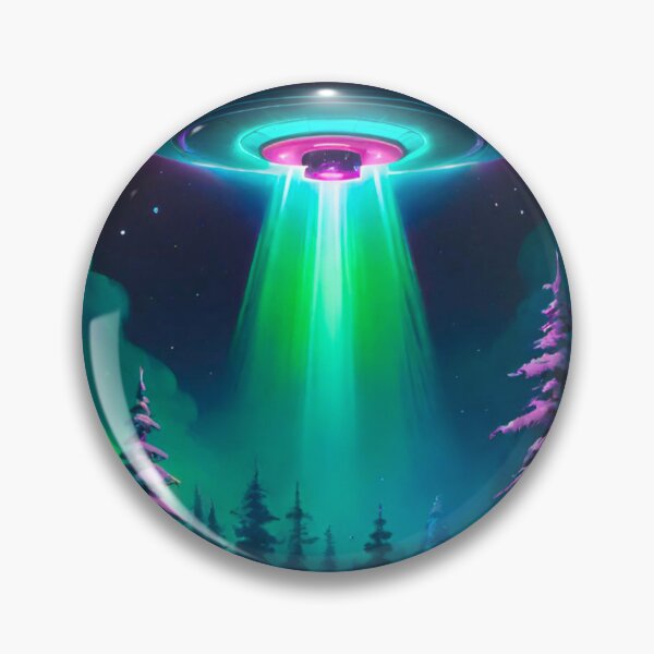 Item preview, Frozen Encounter: UFO Mystery in the Snowy Night designed and sold by GrizzlyCollective.