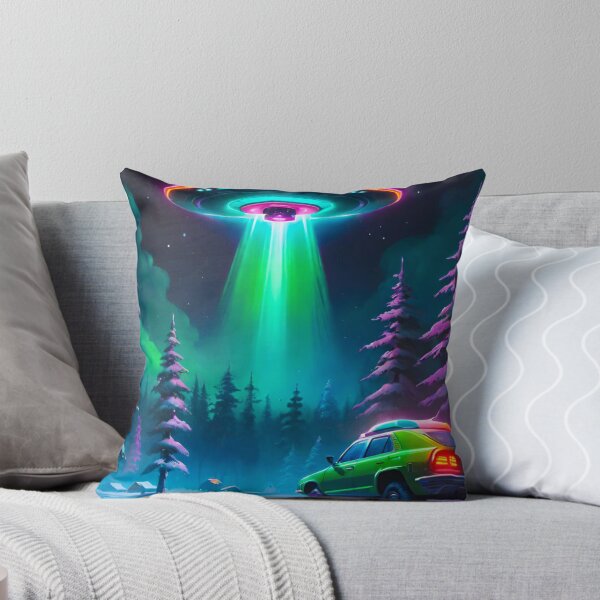Item preview, Frozen Encounter: UFO Mystery in the Snowy Night designed and sold by GrizzlyCollective.