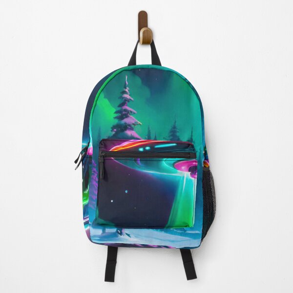 Item preview, Frozen Encounter: UFO Mystery in the Snowy Night designed and sold by GrizzlyCollective.