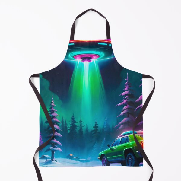 Item preview, Frozen Encounter: UFO Mystery in the Snowy Night designed and sold by GrizzlyCollective.