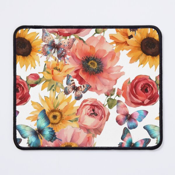 Item preview, Spring Floral Pattern, Butterfly ,Nature Inspired designed and sold by Pretzel-G92.