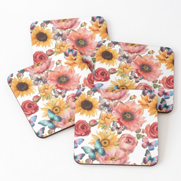 Item preview, Spring Floral Pattern, Butterfly ,Nature Inspired designed and sold by Pretzel-G92.