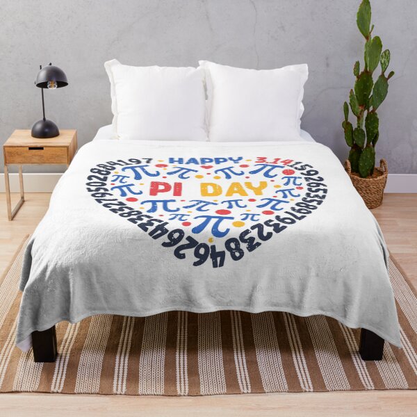 Item preview, Happy Pi Day - Math Pi Symbol and 3.14 Digits Heart - Vintage Heart-shaped Design designed and sold by venomousvector.