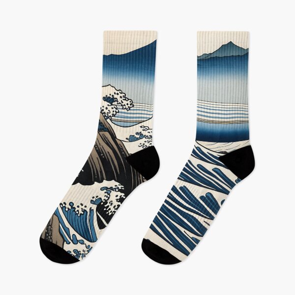Item preview, Ancient Ocean - A Contemporary Ukiyo-e Nature Landscape designed and sold by Kijiermono.