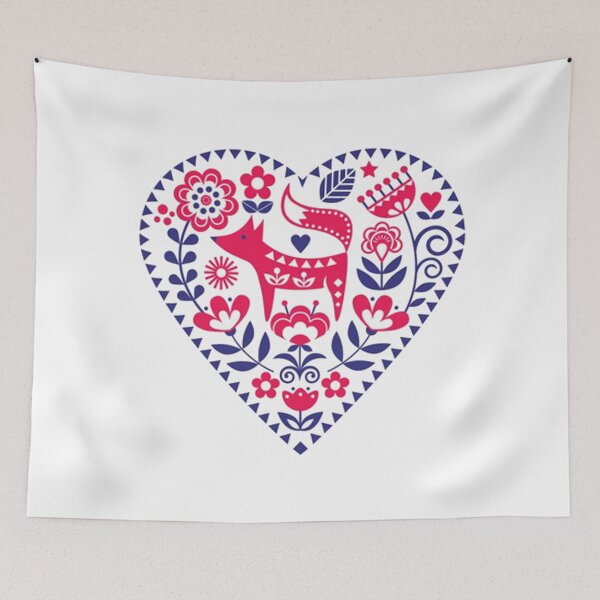 Item preview, Scandinavian style fox design designed and sold by MuciMuki.