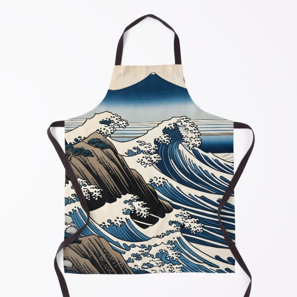 Item preview, Ancient Ocean - A Contemporary Ukiyo-e Nature Landscape designed and sold by Kijiermono.