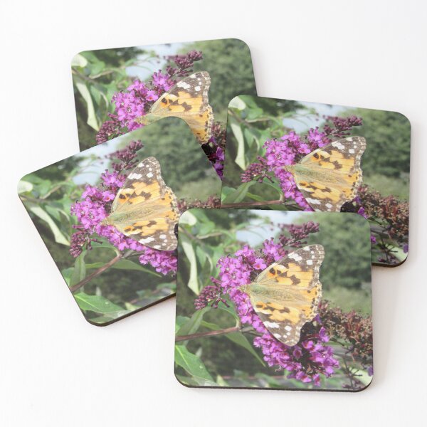 Item preview, Vanessa cardui - Painted Lady Butterfly On Buddlea  designed and sold by lezvee.