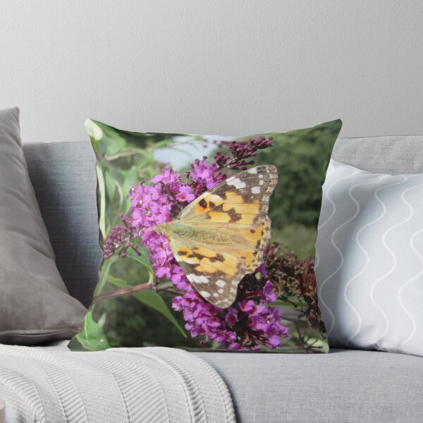 Item preview, Vanessa cardui - Painted Lady Butterfly On Buddlea  designed and sold by lezvee.