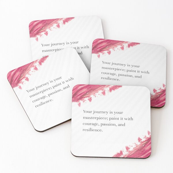 Item preview, Your journey is your masterpiece; paint it with courage, passion, and resilience. designed and sold by DigitalDoodleDK.