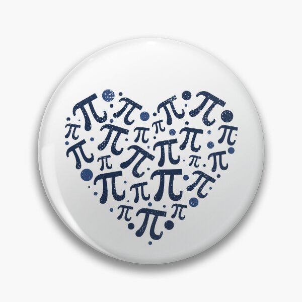 Item preview, PI signs Heart. March Fourteen Holiday Heart-Shaped Distressed Design designed and sold by venomousvector.
