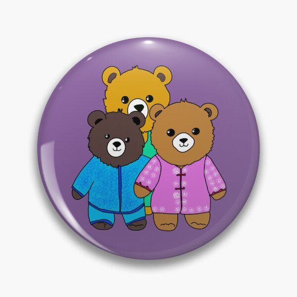 Item preview, Three teddy bears in pyjamas designed and sold by Flowersonstuff.