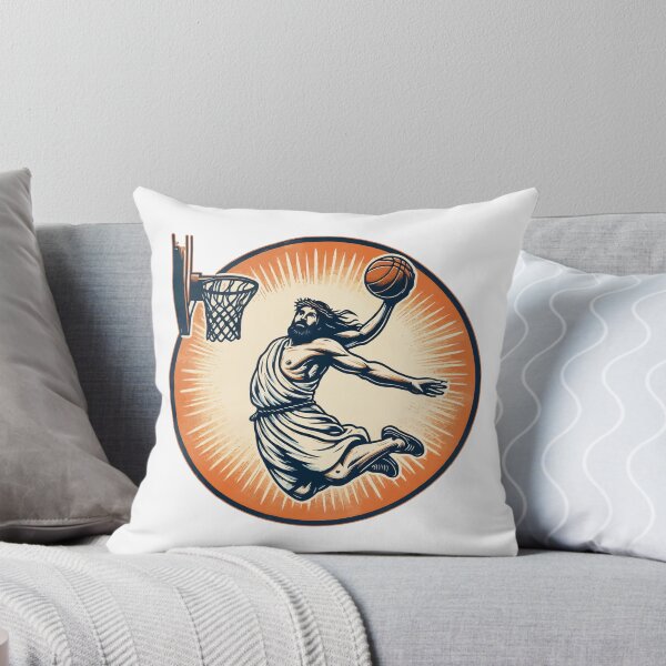 Item preview, Funny Basketball Retro Jesus Christ designed and sold by TomFrontierArt.