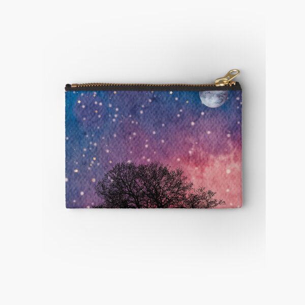 Item preview,  lone Tree in Spring Night Sky landscape with radiant moon in night Landscape with Constellations v.7 designed and sold by CosmicNook1.