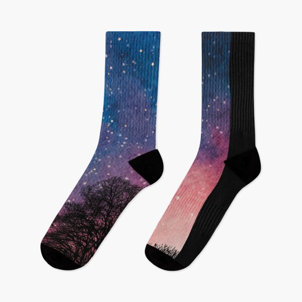 Item preview,  lone Tree in Spring Night Sky landscape with radiant moon in night Landscape with Constellations v.7 designed and sold by CosmicNook1.