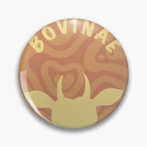 Item preview, Bovinae logo peach and yellow designed and sold by Bovinae Art.