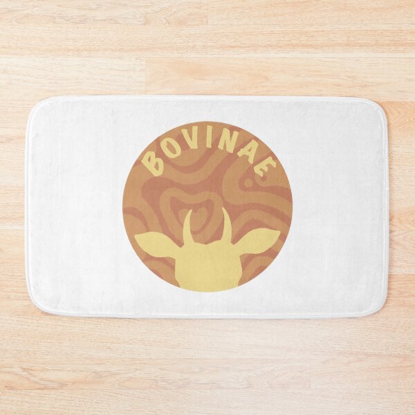 Item preview, Bovinae logo peach and yellow designed and sold by Bovinae Art.