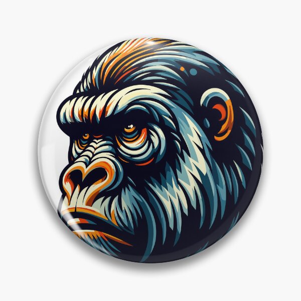 Item preview, Majestic Gorilla Portrait designed and sold by Apex-Ape.