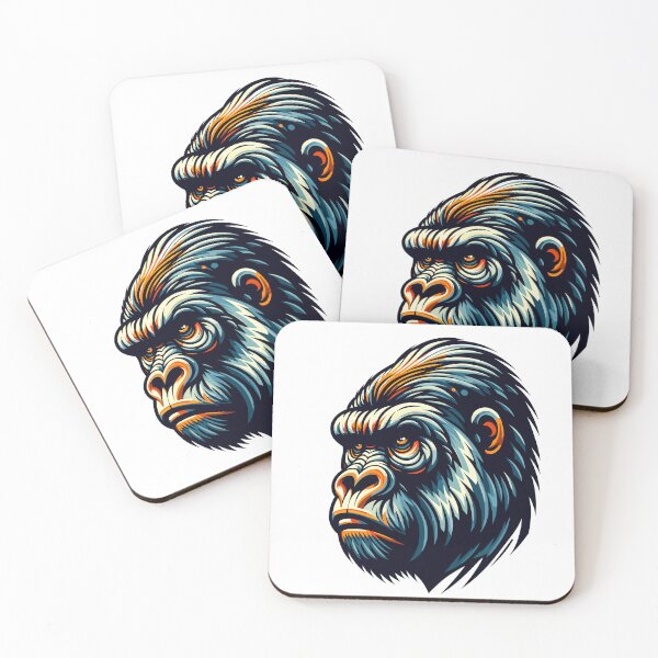 Item preview, Majestic Gorilla Portrait designed and sold by Apex-Ape.