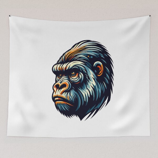 Item preview, Majestic Gorilla Portrait designed and sold by Apex-Ape.