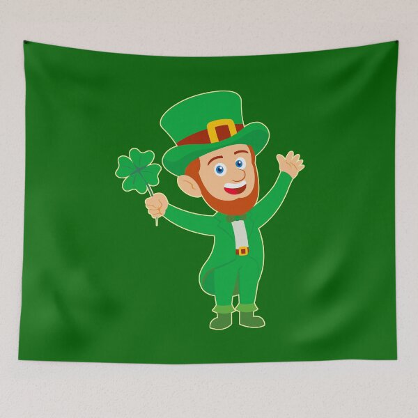 Item preview, Cheerful Leprechaun Buddy: Bringing Irish Cheer and Clover Wishes designed and sold by FebricFusion.