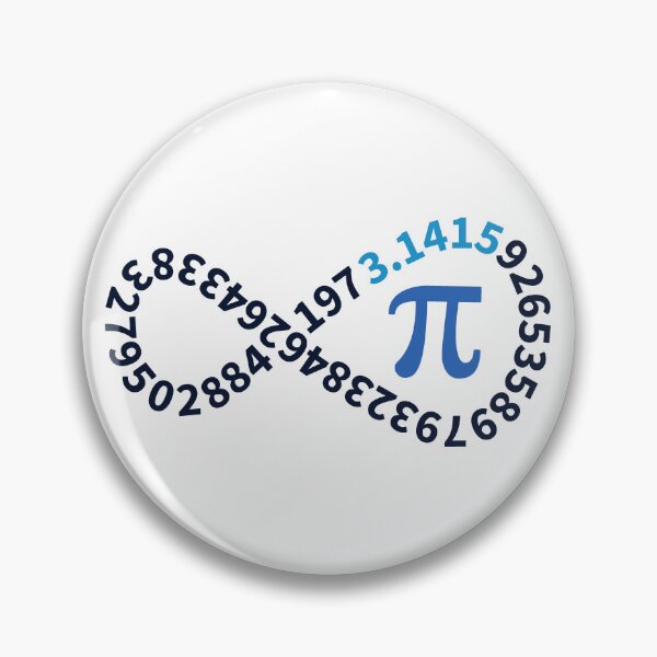 Item preview, Infinity Math Pi Symbol and Digits Funny Infinite Design - 3.1415 Pi Day March 14 Holiday Design designed and sold by venomousvector.