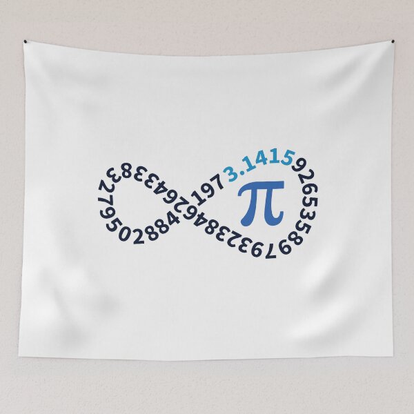 Item preview, Infinity Math Pi Symbol and Digits Funny Infinite Design - 3.1415 Pi Day March 14 Holiday Design designed and sold by venomousvector.