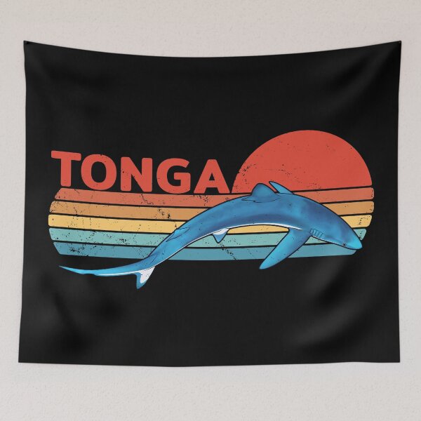 Item preview, Tonga blue shark designed and sold by NicGrayGraphic.
