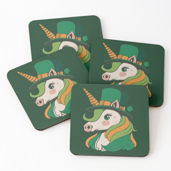 Item preview, Cute St. Patricks day Irish unicorn designed and sold by Feline Rockstars.
