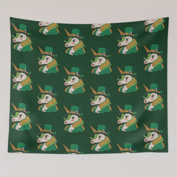 Item preview, Cute St. Patricks day Irish unicorn designed and sold by Feline Rockstars.