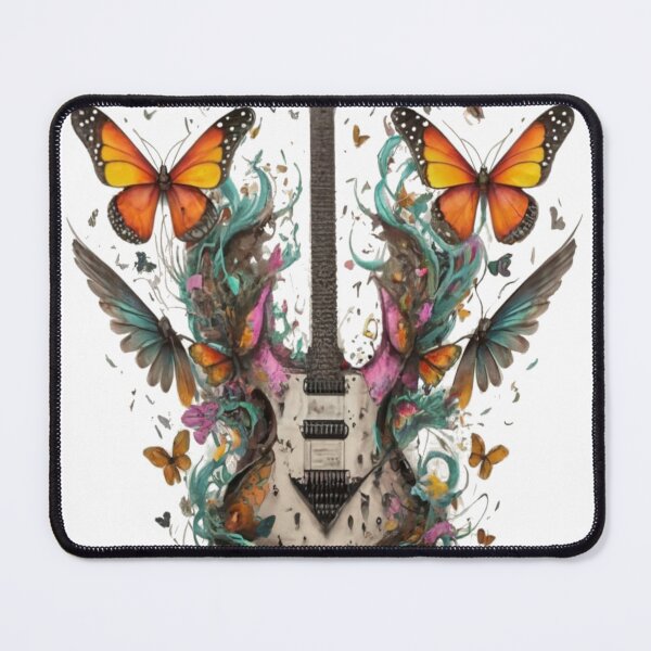 Item preview, guitar butterflies for guitarist designed and sold by unicornunicorn.