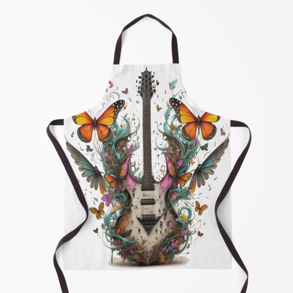 Item preview, guitar butterflies for guitarist designed and sold by unicornunicorn.