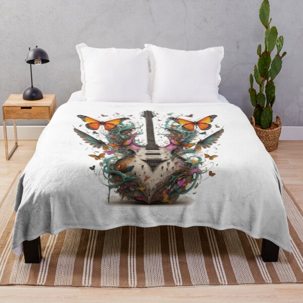 Item preview, guitar butterflies for guitarist designed and sold by unicornunicorn.