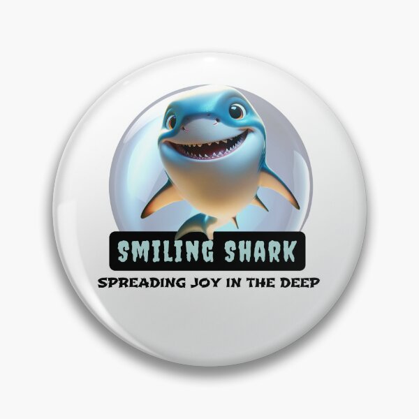 Item preview, Smiling Shark: Spreading Joy in the Deep designed and sold by Hungry-Murphy.