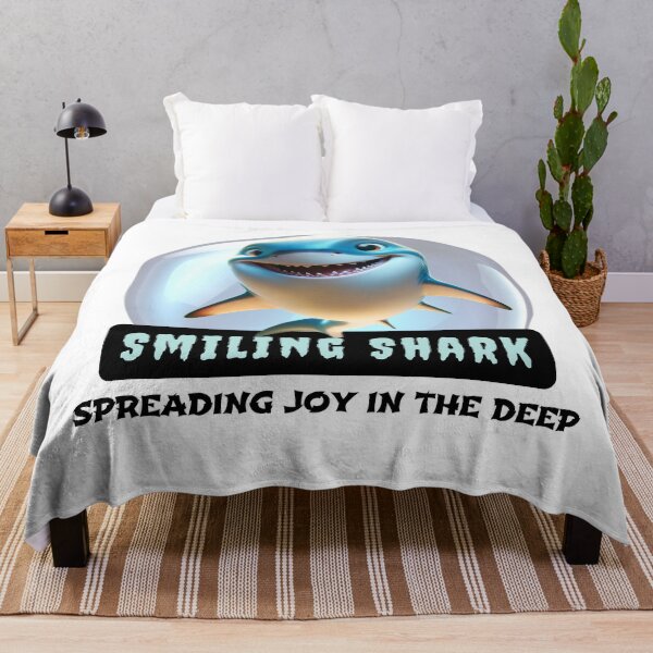 Item preview, Smiling Shark: Spreading Joy in the Deep designed and sold by Hungry-Murphy.