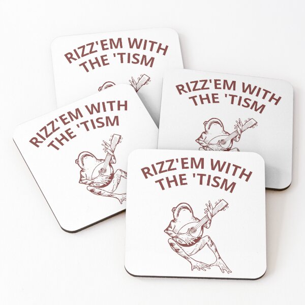 Item preview, Rizz'em With the Tism Funny Frog designed and sold by BelkaMed.