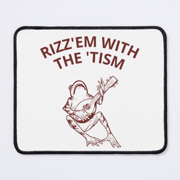 Item preview, Rizz'em With the Tism Funny Frog  designed and sold by BelkaMed.