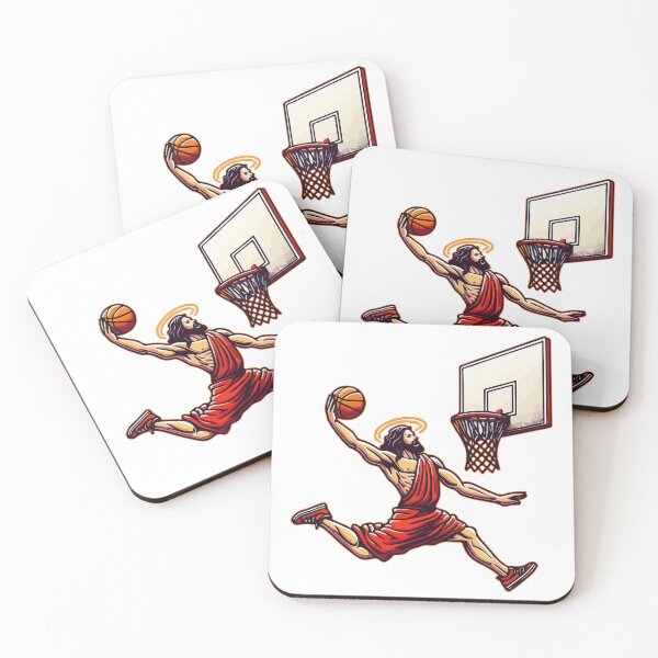 Item preview, Funny Basketball Retro Jesus Christ designed and sold by TomFrontierArt.